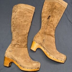 UGG Australia Rosabella Tan Suede Women's Boots size 8